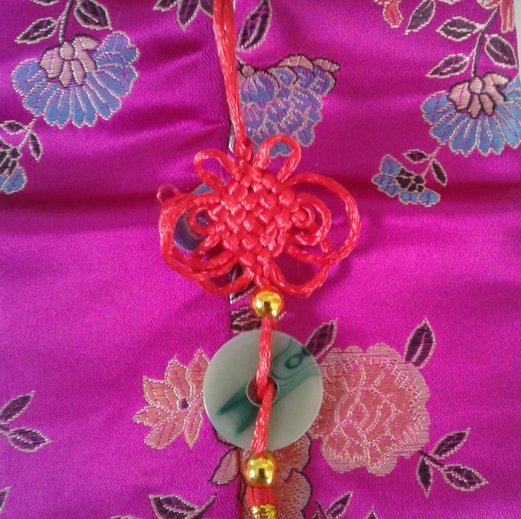 Chinese Brocade wine bottle gift bag - Picture 4 of 6